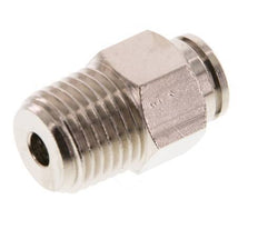 6mm x R1/4'' Push-in Fitting with Male Threads Brass FKM [2 Pieces]