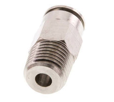 8mm x R1/4'' Push-in Fitting with Male Threads Brass FKM [2 Pieces]