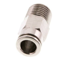 8mm x R1/4'' Push-in Fitting with Male Threads Brass FKM [2 Pieces]