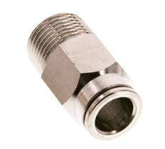 10mm x R3/8'' Push-in Fitting with Male Threads Brass FKM [2 Pieces]