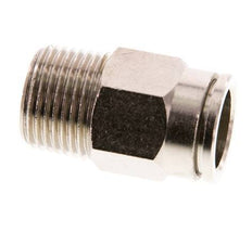 12mm x R3/8'' Push-in Fitting with Male Threads Brass FKM [2 Pieces]