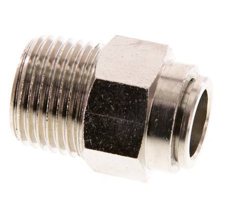 12mm x R1/2'' Push-in Fitting with Male Threads Brass FKM