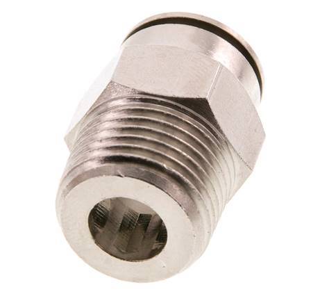 14mm x R1/2'' Push-in Fitting with Male Threads Brass FKM