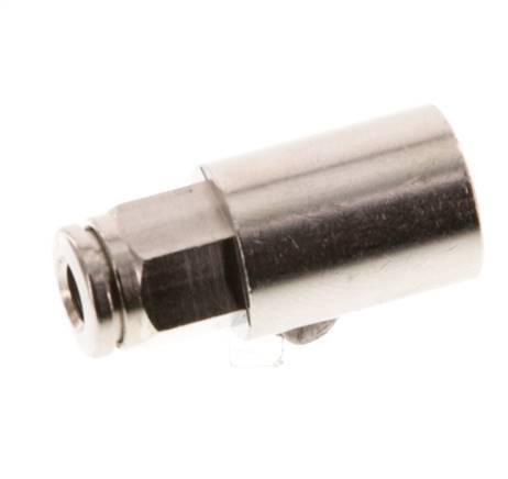 4mm x G1/8'' Push-in Fitting with Female Threads Brass NBR [2 Pieces]