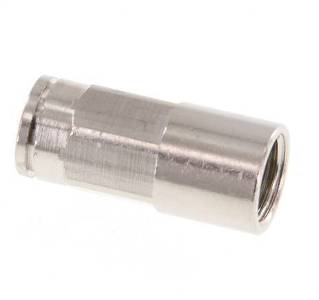 6mm x G1/8'' Push-in Fitting with Female Threads Brass NBR [2 Pieces]
