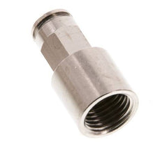 6mm x G1/4'' Push-in Fitting with Female Threads Brass NBR [2 Pieces]
