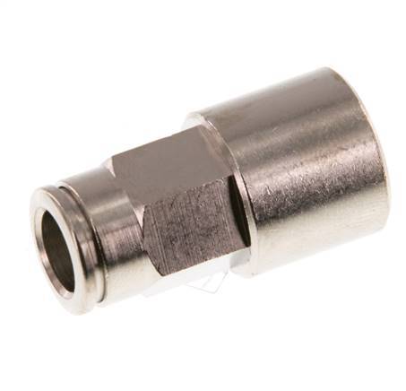 8mm x G1/4'' Push-in Fitting with Female Threads Brass NBR [2 Pieces]