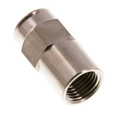 10mm x G1/4'' Push-in Fitting with Female Threads Brass NBR [2 Pieces]