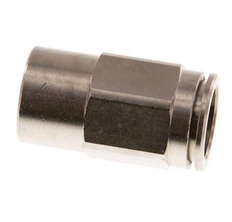 14mm x G1/4'' Push-in Fitting with Female Threads Brass NBR