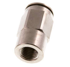 14mm x G1/4'' Push-in Fitting with Female Threads Brass NBR