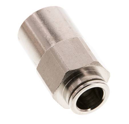 10mm x G3/8'' Push-in Fitting with Female Threads Brass NBR