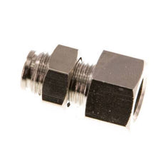 4mm x G1/8'' Push-in Fitting with Female Threads Brass NBR Bulkhead [2 Pieces]