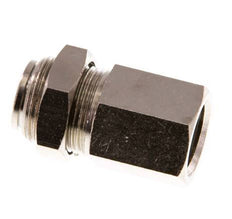 8mm x G1/4'' Push-in Fitting with Female Threads Brass NBR Bulkhead