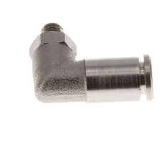 5mm x M 5 90deg Elbow Push-in Fitting with Male Threads Brass NBR Rotatable [2 Pieces]