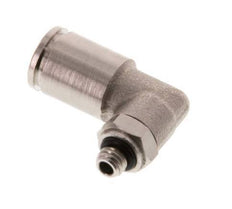 6mm x M 5 90deg Elbow Push-in Fitting with Male Threads Brass NBR Rotatable [2 Pieces]