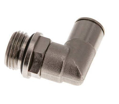 12mm x G1/2'' 90deg Elbow Push-in Fitting with Male Threads Brass NBR Rotatable
