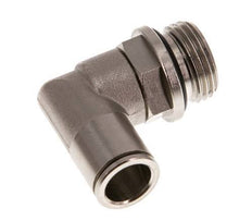 12mm x G1/2'' 90deg Elbow Push-in Fitting with Male Threads Brass NBR Rotatable