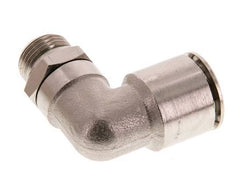 16mm x G3/8'' 90deg Elbow Push-in Fitting with Male Threads Brass FKM Rotatable