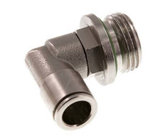 10mm x G1/2'' 90deg Elbow Push-in Fitting with Male Threads Brass FKM Rotatable