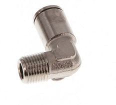 6mm x R1/8'' 90deg Elbow Push-in Fitting with Male Threads Brass NBR [2 Pieces]