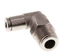 4mm x R1/4'' 90deg Elbow Push-in Fitting with Male Threads Brass FKM Rotatable [2 Pieces]