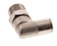 12mm x R1/2'' 90deg Elbow Push-in Fitting with Male Threads Brass FKM Rotatable