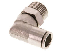 12mm x R1/2'' 90deg Elbow Push-in Fitting with Male Threads Brass FKM Rotatable
