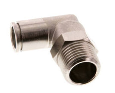 12mm x R1/2'' 90deg Elbow Push-in Fitting with Male Threads Brass FKM Rotatable