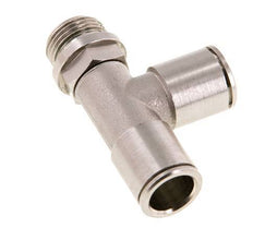 12mm x G3/8'' Right Angle Tee Push-in Fitting with Male Threads Brass FKM Rotatable