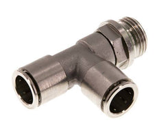14mm x G1/2'' Right Angle Tee Push-in Fitting with Male Threads Brass FKM Rotatable
