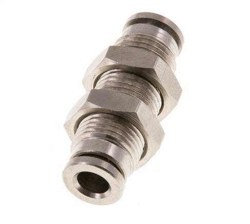 5mm Push-in Fitting Brass NBR Bulkhead