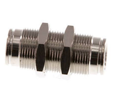 10mm Push-in Fitting Brass NBR Bulkhead