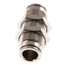 10mm Push-in Fitting Brass NBR Bulkhead