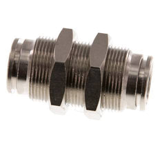 12mm Push-in Fitting Brass NBR Bulkhead