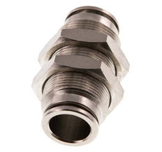 12mm Push-in Fitting Brass NBR Bulkhead