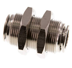 16mm Push-in Fitting Brass NBR Bulkhead