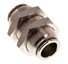 16mm Push-in Fitting Brass NBR Bulkhead