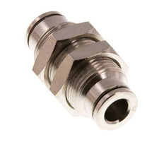 6mm Push-in Fitting Brass FKM Bulkhead