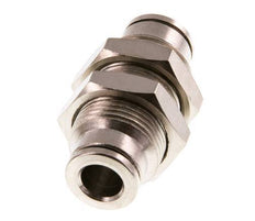 6mm Push-in Fitting Brass FKM Bulkhead