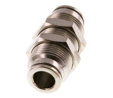 8mm Push-in Fitting Brass FKM Bulkhead