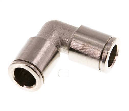 8mm 90deg Elbow Push-in Fitting Brass NBR [2 Pieces]