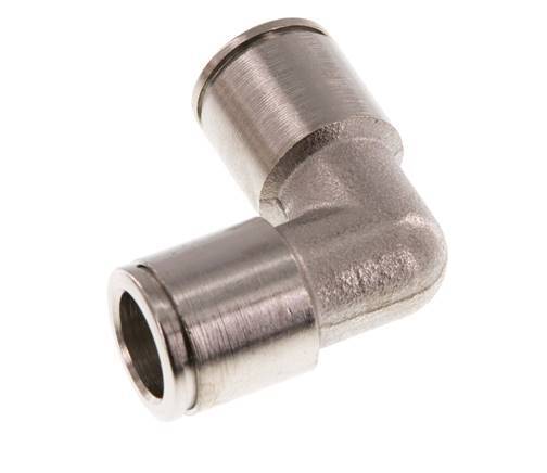 10mm 90deg Elbow Push-in Fitting Brass NBR [2 Pieces]