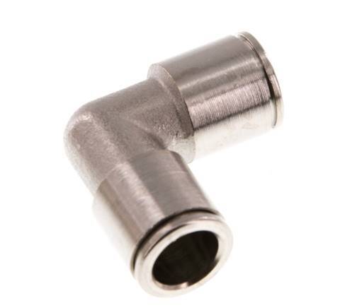 10mm 90deg Elbow Push-in Fitting Brass NBR [2 Pieces]