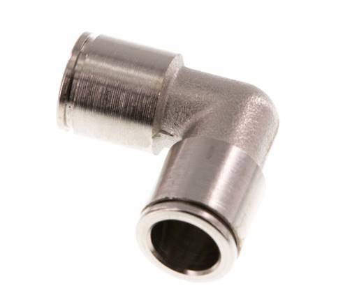 10mm 90deg Elbow Push-in Fitting Brass NBR [2 Pieces]