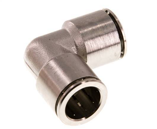 16mm 90deg Elbow Push-in Fitting Brass FKM