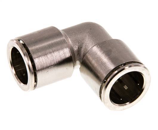 16mm 90deg Elbow Push-in Fitting Brass FKM