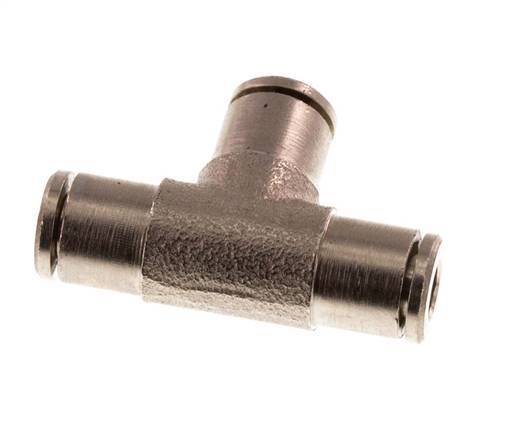 3mm Tee Push-in Fitting Brass NBR
