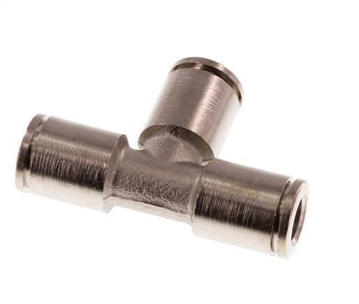 6mm Tee Push-in Fitting Brass NBR [2 Pieces]