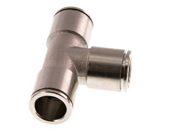 12mm Tee Push-in Fitting Brass NBR