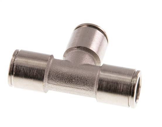 10mm Tee Push-in Fitting Brass FKM